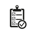 © vladvm50 - The checklist icon. Clipboard symbol. Flat