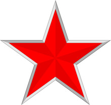 Vector Illustration Of A Red Star