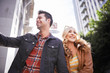 © Joshua Resnick - tourist couple in los angeles walking together and seeing the sights