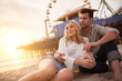 © Joshua Resnick - romantic couple on beach at santa monica california