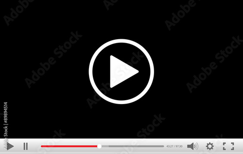 Video player Tablou Canvas
