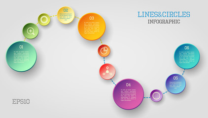 Circle infographic