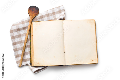 Fotografía Libro de recetas abierto
