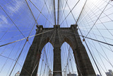 Fototapeta Przestrzenne - Views of the Brooklyn Bridge.