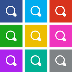 Sticker - App Icon Metro Style - 9 Colors