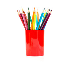 Colored Pencils In A Jar