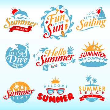 Summer Design Elements
