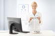 © sepy - Optometrist doctor portrait