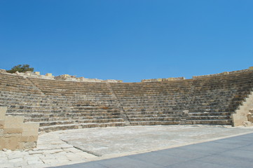 the amphitheatre of the ancient city