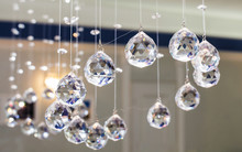 Balls Faceted Glass. Decorative. The Interior Halls And Rooms. The Design Of The Space. Game And Luchistoi Faces. The Celebration And Decoration.