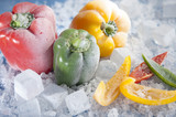 Fototapeta  - fresh frozen pepper 
