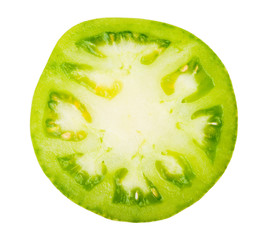 Poster - Slice of green tomatoes