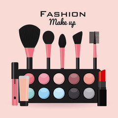 Canvas Print - fashion make up