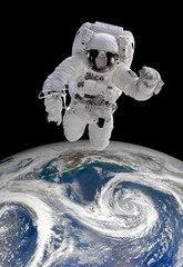 Wall Mural - astronaut in outer space