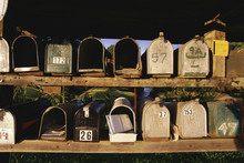 Rows Of Mailboxes
