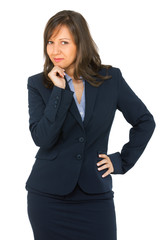 Poster - Businesswoman thinking