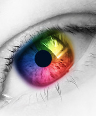 Poster - rainbow eye