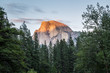 Half Dome at sunset in  Yosemite National Park, California, USA.