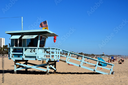 Plage De Venice Los Angeles Buy This Stock Photo And