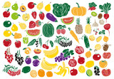 vegetables and fruits color