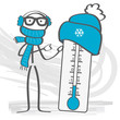 Kälteeinbruch - thermometer