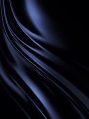 blue-black silk