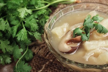 Canvas Print - Chinese soup or fish maw soup