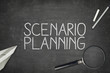 © Tuomas Kujansuu - Scenario planning concept on blackboard