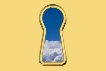 Poster - Golden Keyhole
