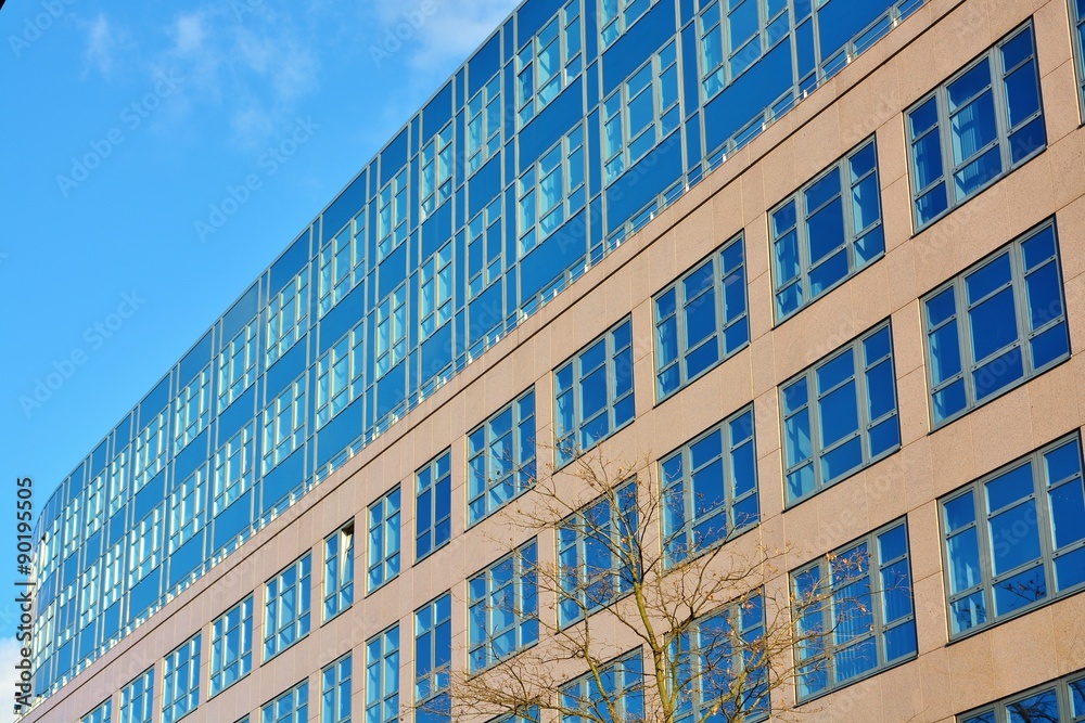 Glass facade of modern office building Stock Photo | Adobe Stock