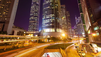 Poster - Hyperlapse video of traffic in a busy city