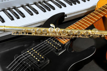 Sticker - Musical instruments, closeup