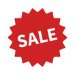 © martialred - Sale badge or sticker flat icon for apps and websites