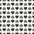 Seamless geometric pattern with hearts. illustration