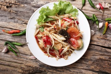 Poster - Papaya salad