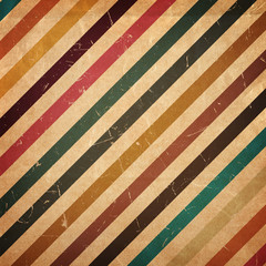 Wall Mural - retro stripe pattern vintage background
