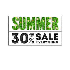 Poster - Summer sale. 