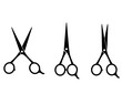 isolated cutting scissors