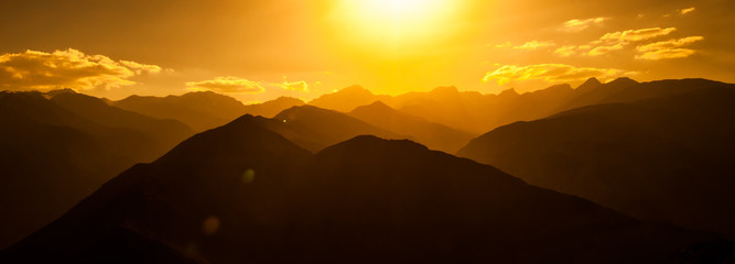 sunset Spiti Valley