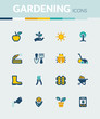 © spiral media - Gardening  colorful flat icons