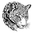 jaguar head lineart