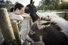 Donkey Farm Woman
