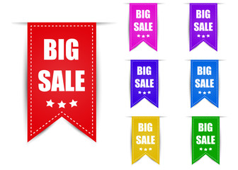 Canvas Print - labels big sale different color