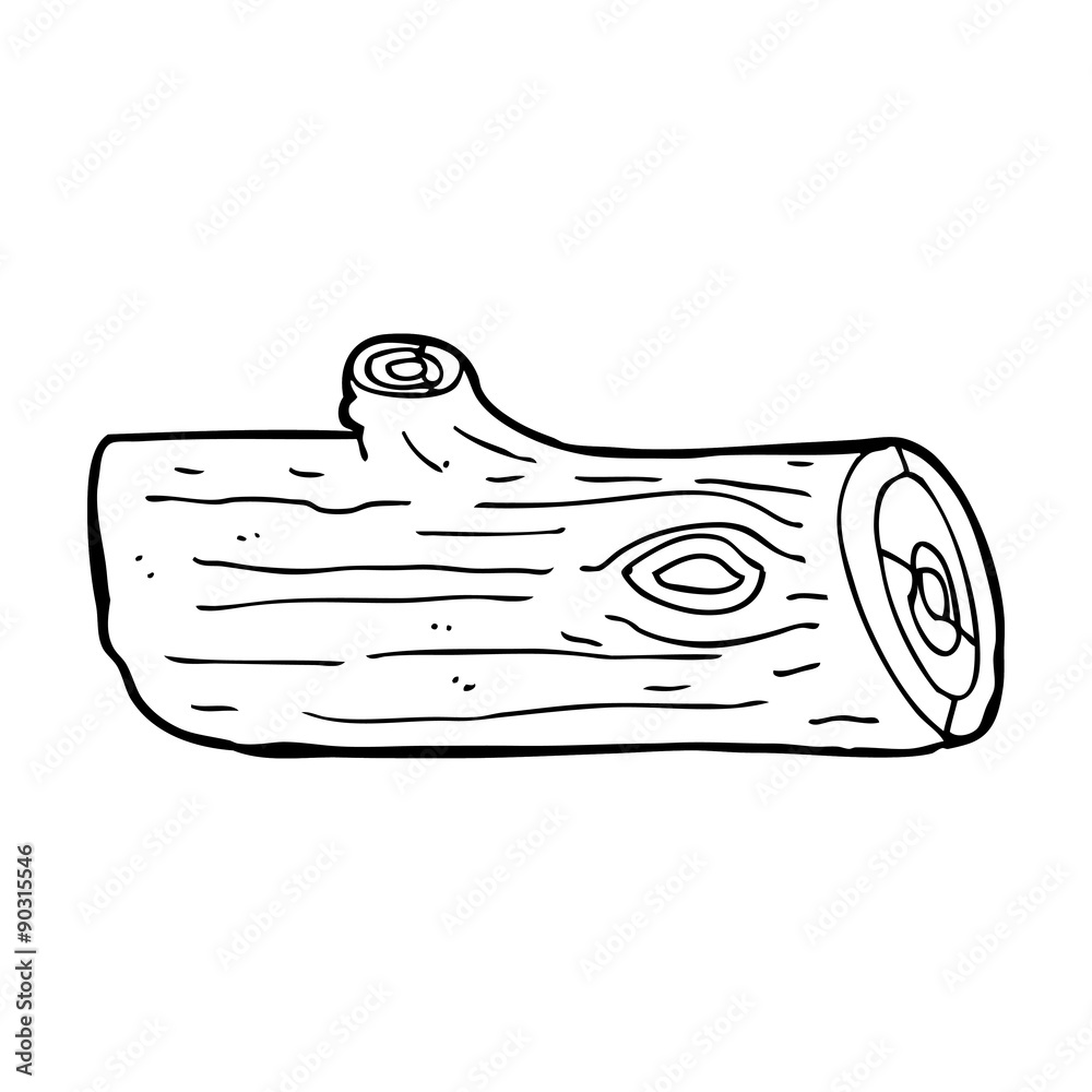 cartoon log