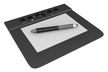 Poster - Digital Graphic Tablet with Pen