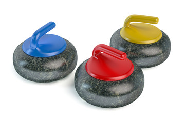 Fototapete - Curling Stones