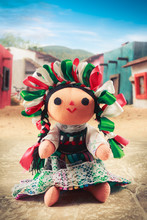 Mexican Rag Doll In A Traditional Dress