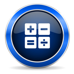 Poster - calculator icon calc sign