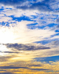 Wall Mural - sunset sky
