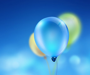 Poster - balloons